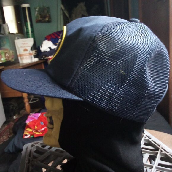 Vintage K Products Colt Manufacturing Patch Snap Trucker Hat - Picture 2 of 5